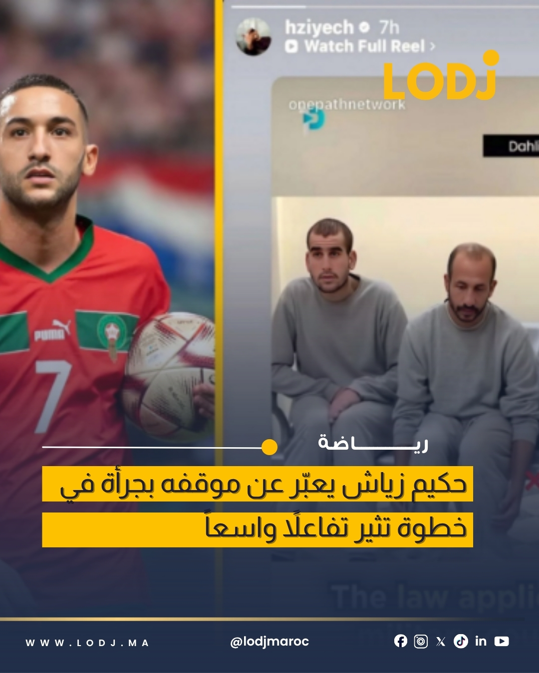 حكيم زياش يثير الجدل بتصريحات حول ازدواجية المعايير