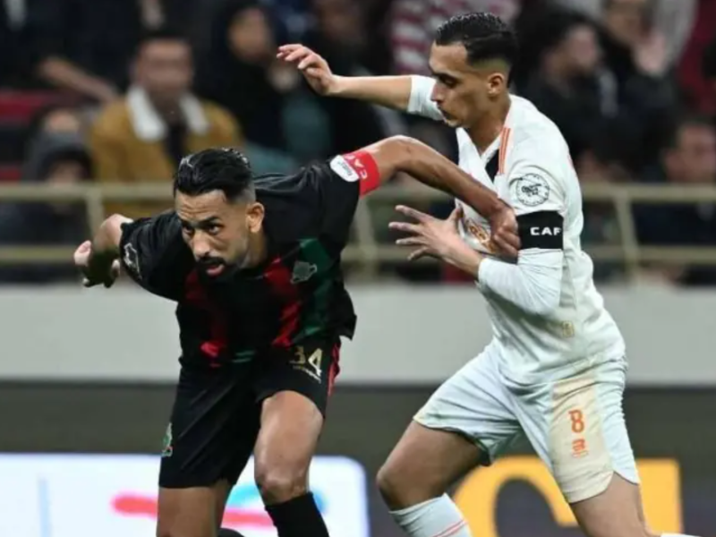 الجيش الملكي يقترب من نهائي دوري أبطال إفريقيا بثنائية أمام نهضة بركان