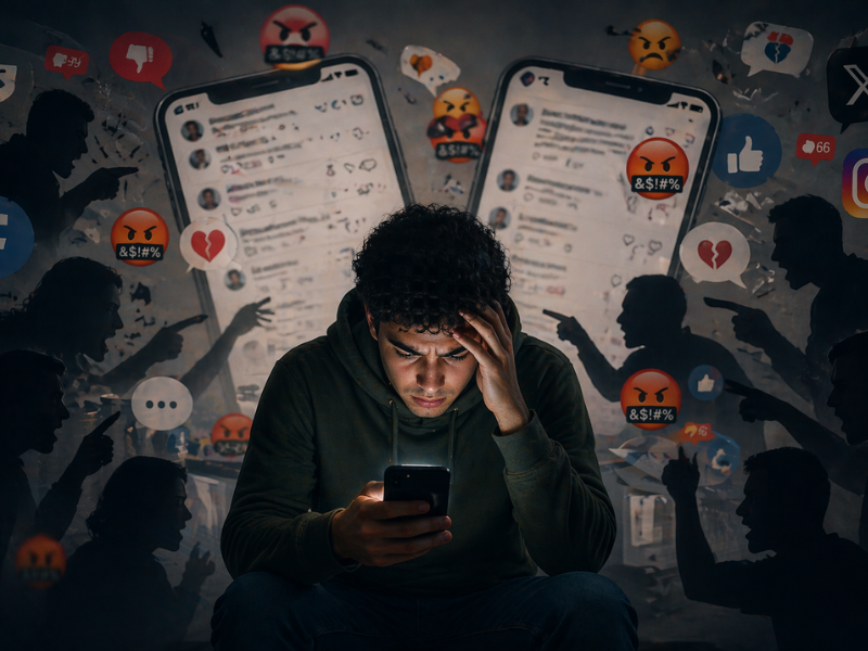 وسائل التواصل الاجتماعي في المغرب : صعود مقلق لظاهرة العنف اليومي في التعليقات