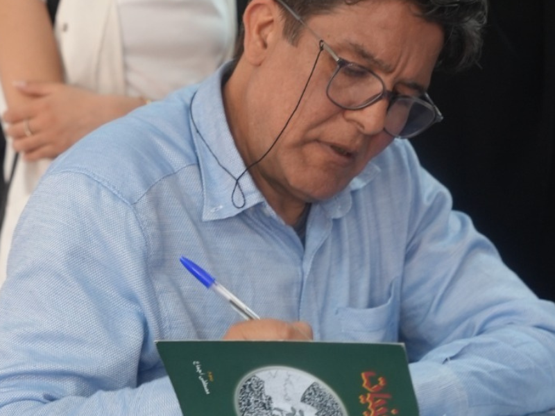 ثانوية ابن زيدون تحتفي بديوان "فلسطينيات" للشاعر محمد بلمو والحروفي مصطفى أجماع