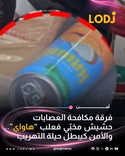 حجز كميات من الحشيش مخبأة داخل علب هاواي خلال عملية أمنية