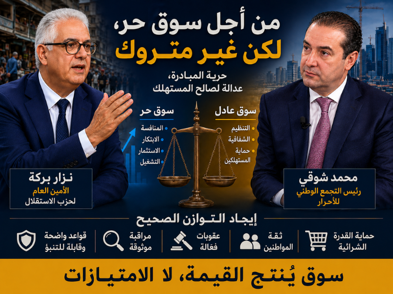 سوق حر، لكن غير متروك سياسيًا
