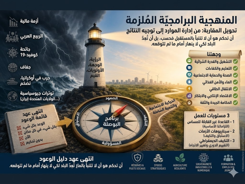 البرامج الانتخابية : انتهى زمن الكتالوغ… وبدأ زمن البوصلة