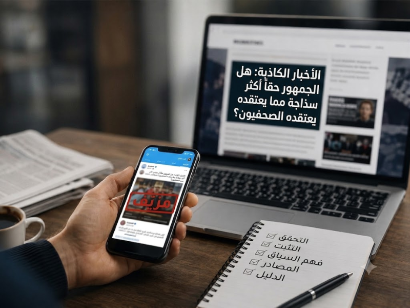 الأخبار الزائفة : هل الجمهور حقًا أكثر سذاجة مما يعتقده الصحفيون؟