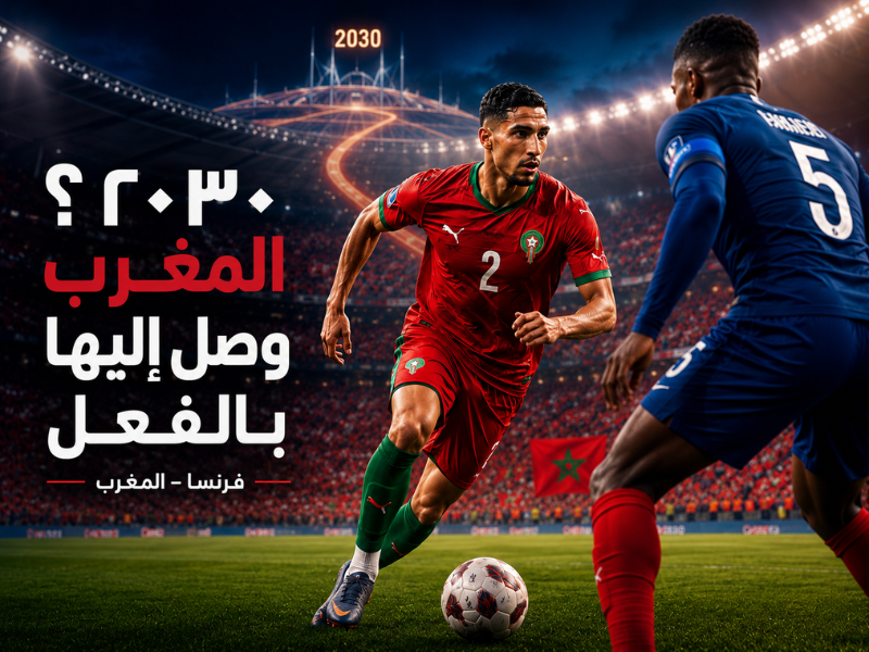 كرة القدم : 2030؟ المغرب وصل إليها بالفعل