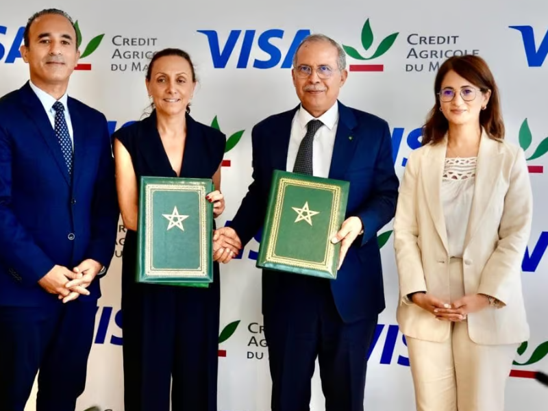 القرض الفلاحي للمغرب و"فيزا" يوقعان شراكة استراتيجية لتسريع التحول الرقمي في منظومة الأداء