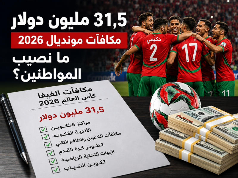 31.5 مليون دولار من مكافآت مونديال 2026.. فما نصيب المغاربة؟