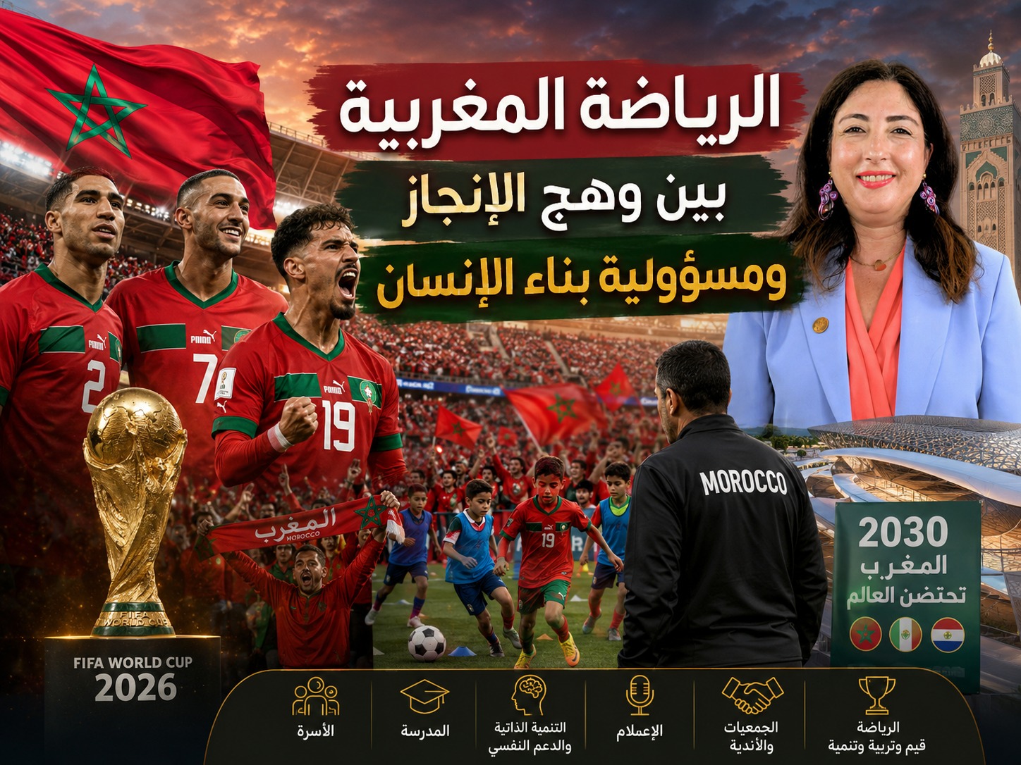​الرياضة المغربية بين وهج الإنجاز ومسؤولية بناء الإنسان