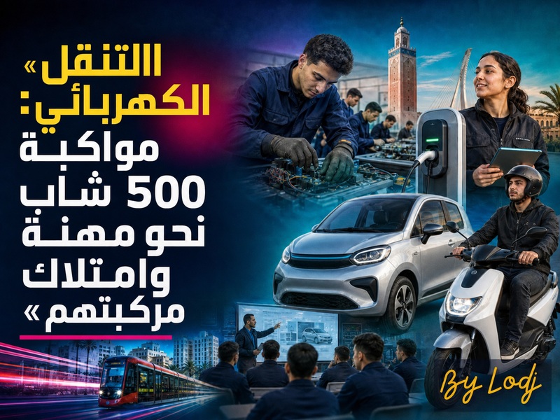 الشغل — التنقل الكهربائي: مواكبة 500 شاب نحو مهنة وامتلاك مركبتهم