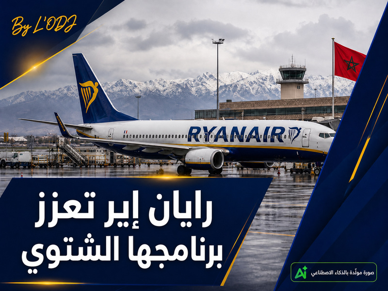 رايان إير تعزز برنامجها الشتوي بالمغرب: الجهات أمام رهان جوي جديد