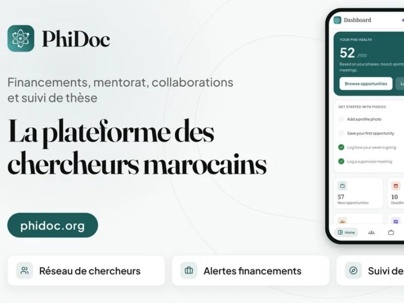 «PhiDoc».. منصة مغربية لمواكبة طلبة الدكتوراه وربطهم بفرص البحث والتمويل