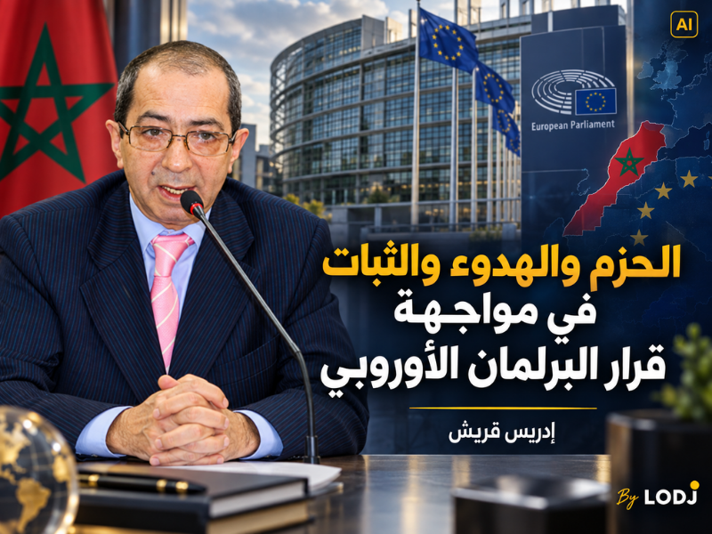 الحزم والهدوء والثبات في مواجهة قرار البرلمان الأوروبي