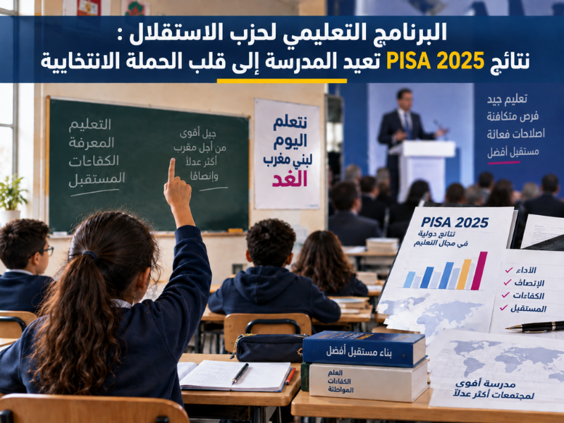برنامج الاستقلال التعليمي.. نتائج PISA 2025 تعيد المدرسة إلى قلب النقاش الانتخابي