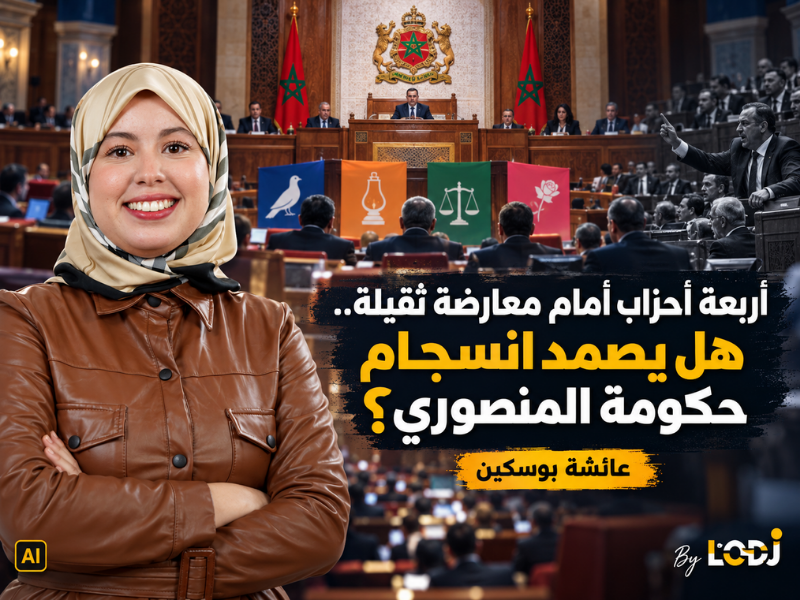 أربعة أحزاب أمام معارضة ثقيلة.. هل يصمد انسجام حكومة المنصوري؟