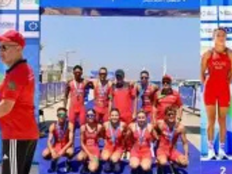 الترياتلون المغربي يحصد 23 ميدالية في البطولتين العربية والإفريقية بمصر
