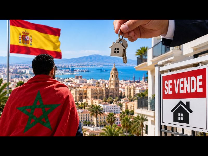 المغاربة يتصدرون مشتريات الأجانب للعقارات في إسبانيا بـ4.960 صفقة خلال النصف الأول من 2026