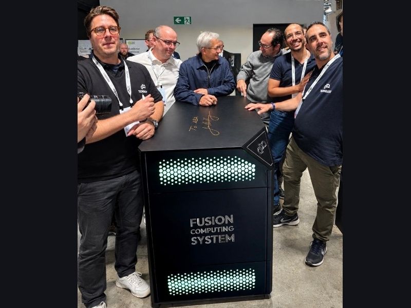 ABA Technology تعرض حل Fusion AI In-a-Box أمام جينسن هوانغ في GTC Berlin 2026
