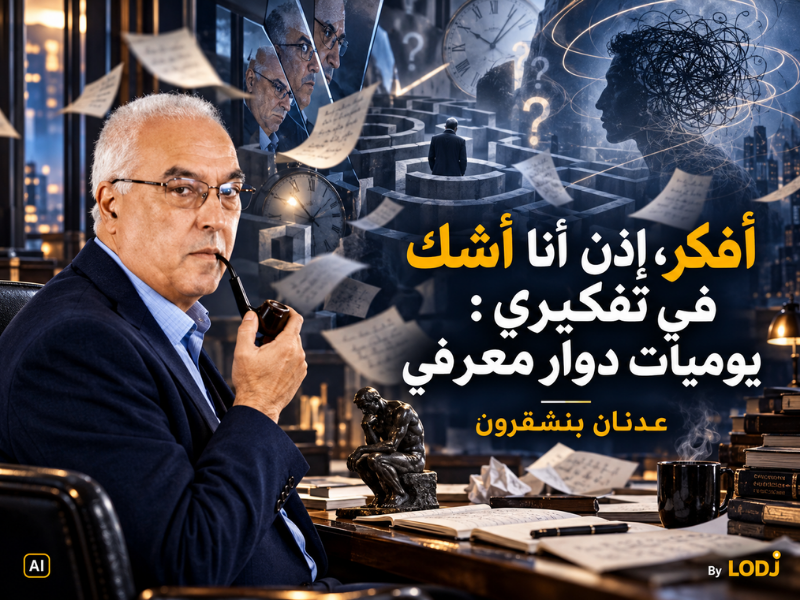 أفكر، إذن أنا أشك في تفكيري : يوميات دوار فوق - معرفي