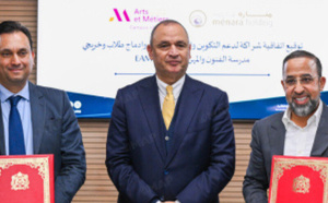 اتفاقية شراكة بين مدرسة الفنون والمهن بالرباط ومجموعة منارة القابضة لدعم الطلبة والخريجين