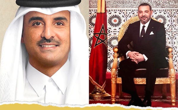 جلالة الملك يهنئ أمير قطر على نجاح تنظيم المونديال