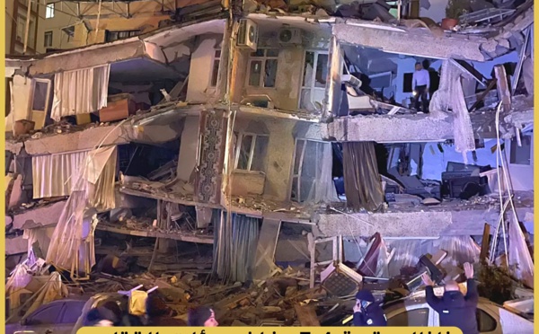 زلزال بقوة 7.4 يخلف مئات القالى والجرحى في تركيا وسوريا 