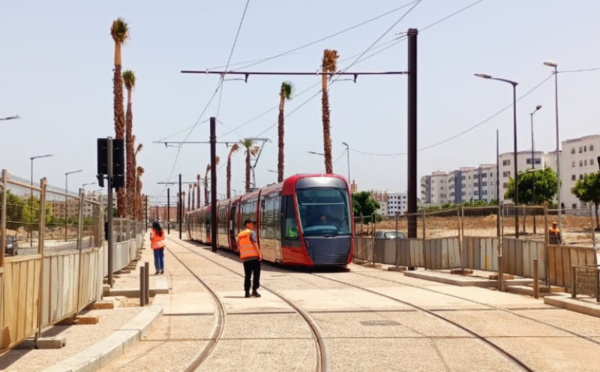 انتهاء أشغال الخط الرابع لطرامواي الدار البيضاء