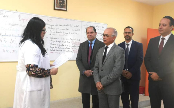شكيب بنموسى يتفقّد عملية تنزيل الدعم التربوي بالمحمدية