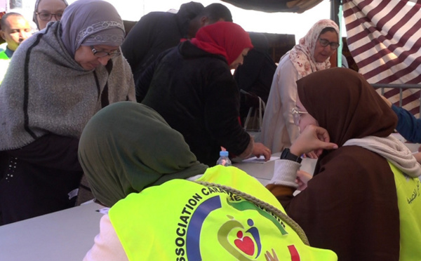 مراكش: قافلة طبية متعددة التخصصات لفائدة متضررين من الزلزال