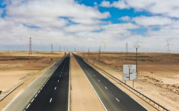 تقدم مهم في أشغال إنجاز الطريق السريع تيزنيت-الداخلة