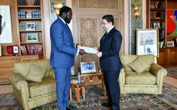 بوريطة يستقبل وزير الخارجية الغامبي حاملا رسالة خطية إلى جلالة الملك من رئيس غامبيا