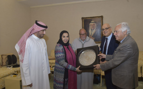 الكويت تستقبل وفد مهرجان سينما الذاكرة المشتركة لتكريم الشيخة سعاد الصباح