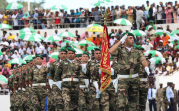 مشاركة القوات المسلحة الملكية المغربية في احتفالات استقلال جمهورية القمر الاتحادية
