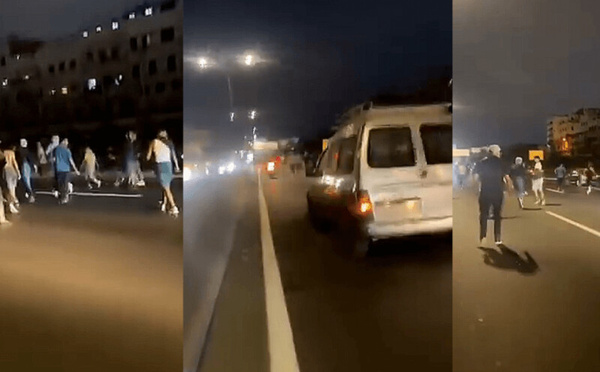 احتجاجات الطريق السيار بالدار البيضاء.. إحالة 18 مشتبهًا إلى سجن عكاشة