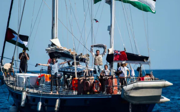 إسرائيل تعترض أسطول مساعدات دولي متجه إلى غزة للمرة الثانية