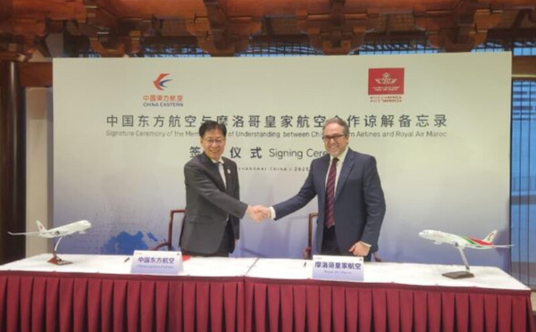 الخطوط الملكية المغربية و China Eastern Airlines تطلقان شراكة لتعزيز الربط الجوي بين الصين وإفريقيا