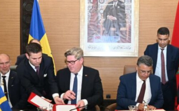 المغرب والسويد يوقعان إعلان نوايا لتعزيز التعاون القضائي والقانوني