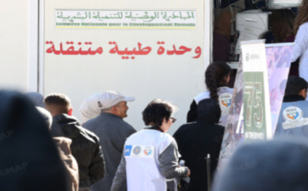 إقبال كبير على قافلة طبية متعددة التخصصات بجماعة ستي فاضمة لإقليم الحوز