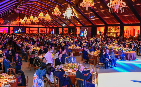 مأدبة العشاء الرسمية على هامش الجمعية العامة للأنتربول بمراكش