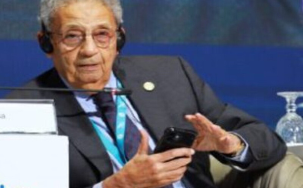 عمرو موسى يشيد برؤية الملك محمد السادس لتحقيق سلام عادل ودائم في الشرق الأوسط