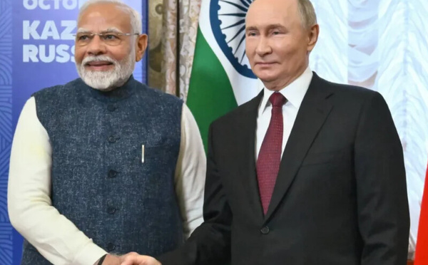  الدفاع والتجارة على رأس جدول أعمال زيارة الرئيس الروسي للهند