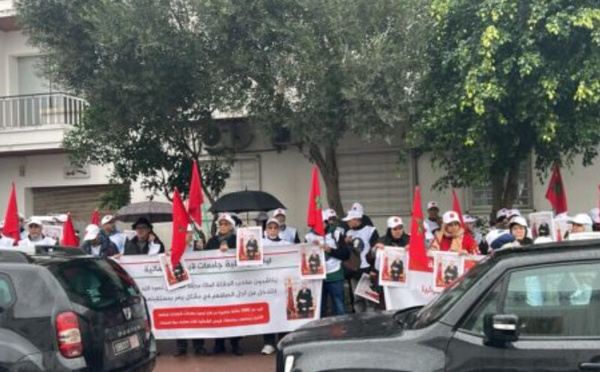 احتجاج طلابي أمام وزارة التعليم العالي بالرباط للمطالبة بإعادة تفعيل معادلة شهادات قبرص الشمالية