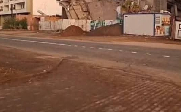 انهيار عمارة في طور البناء بالحي الشتوي بمراكش دون تسجيل خسائر بشرية