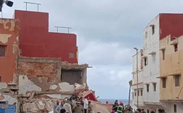 انهيار جزئي لبناية بحي العكاري بالرباط يخلف قتيلين وأربعة جرحى