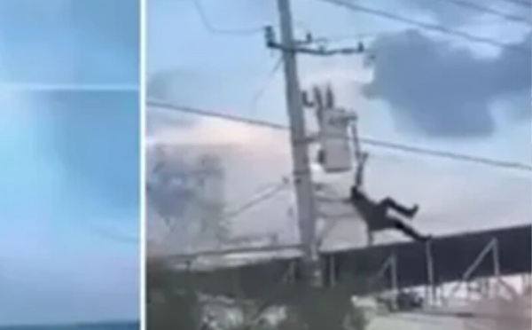 صعقة كهربائية خطيرة خلال مطاردة أمنية في شمال المكسيك