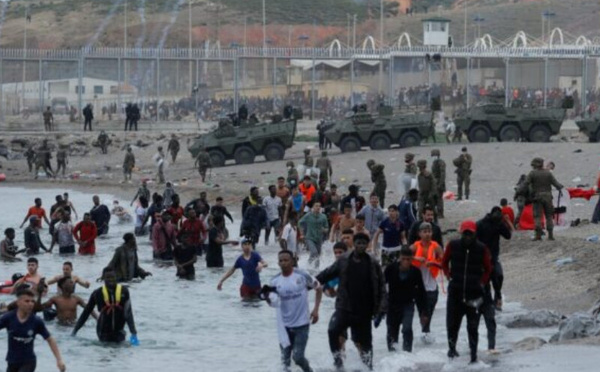 172 حالة عبورفي أقل من نصف شهر: سبتة تسجل قفزة غير مسبوقة في الهجرة غير النظامية