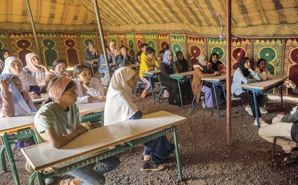 حين تتحول المدرسة إلى مغامرة محفوفة بالمخاطر في جبال الحوز