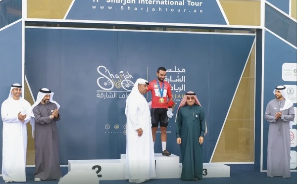تألق المغربي سليمان منوال في طواف الشارقة الدولي