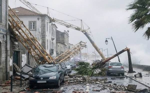 عاصفة كريستين تخلف قتلى وتفاقم الأضرار في عدة مناطق بالبرتغال