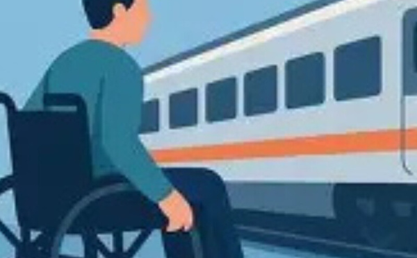 بطاقة التخفيض للقطارات لفائدة الأشخاص في وضعية إعاقة تدخل الخدمة الفعلية