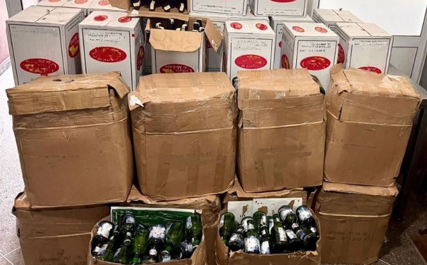 حجز أزيد من ألف قنينة خمر وتوقيف مشتبه فيه بأكادير